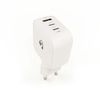 USB hleðslutæki 3-port Nedis A+C+C 70W GaN hvítt