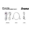iiyama ProLite 27” Optical Bonded PCAP 10pt touchscreen monitor with IPS panel technology, edge-to-edge glass design and anti-fingerprint coating