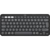 Logitech Pebble Keys 2 K380s keyboard RF Wireless + Bluetooth QWERTY Danish, Finnish, Norwegian, Swedish Graphite