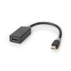Nedis CCBP37654AT02 video cable adapter 0.2 m Mini DisplayPort HDMI Anthracite