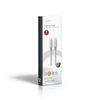 Nedis CCTB64020AL10 USB cable 1 m USB3.2 Gen 2x2 USB C Silver