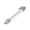 Nedis CCTB37450AL02 DisplayPort cable 0.2 m Mini DisplayPort Silver