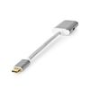 Nedis CCTB64480AL02 video cable adapter 0.2 m USB Type-C DisplayPort Silver