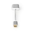 Nedis CCTB64480AL02 video cable adapter 0.2 m USB Type-C DisplayPort Silver