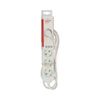 Nedis ESOC615F1WT power extension 1.5 m 6 AC outlet(s) Indoor White