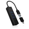 ICY BOX IB-HUB1419-LAN USB 3.2 Gen 1 (3.1 Gen 1) Type-A Black