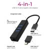 ICY BOX IB-HUB1419-LAN USB 3.2 Gen 1 (3.1 Gen 1) Type-A Black