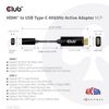 Breytistykki HDMI - USB-C CAC-1333 CLUB3D Active
