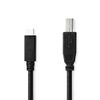 Nedis CCGB60650BK20 USB cable USB 2.0 2 m USB C USB B Black