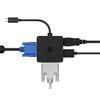 ICY BOX IB-DK1104-C 0.15 m USB Type-C DVI + VGA + DisplayPort + HDMI Black