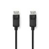 Nedis CCGB37014BK10 DisplayPort cable 1 m Black