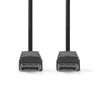 Nedis CCGB37014BK10 DisplayPort cable 1 m Black