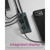 ICY BOX IB-HUB1457-C31 USB 3.2 Gen 1 (3.1 Gen 1) Type-C 10000 Mbit/s Blue, Grey