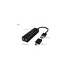ICY BOX IB-HUB1419-LAN USB 3.2 Gen 1 (3.1 Gen 1) Type-A Black