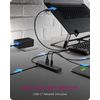 ICY BOX IB-HUB1737-C3 USB 3.2 Gen 1 (3.1 Gen 1) Type-C 5000 Mbit/s Black