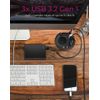 ICY BOX IB-HUB1430-CR socket-outlet Black
