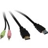 Inter-Tech AS-42HUS KVM switch Black