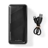 Nedis UPBKPD30000BK power bank Lithium Polymer (LiPo) 30000 mAh Black