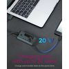 ICY BOX IB-HUB1454-C31 USB 3.2 Gen 1 (3.1 Gen 1) Type-C 10000 Mbit/s Blue, Grey
