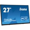 iiyama ProLite 27” Optical Bonded PCAP 10pt touchscreen monitor with IPS panel technology, edge-to-edge glass design, anti-fingerprint coating and a flexible stand