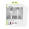 Nedis CCGW61650WT10 USB cable USB 3.2 Gen 2 (3.1 Gen 2) 1 m USB A USB C White