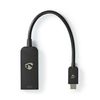 USB Type-C Adapter Cable, Type-C Male - DP output, 0.2 meter