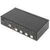 KVM skiptir Digitus 4PORT DS-12880 HDMI+USB+audio
