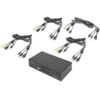 KVM skiptir Digitus 4PORT DS-12880 HDMI+USB+audio