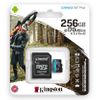 Kingston Micro SDXC Memory Card 256GB 4K Class 10, UHS-I, U3, V30, A2
