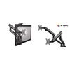 Table Mounting Icybox IB-MS314-T for two monitors incl gas pumps