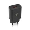 USB Wall Charger, 3.0 A, one output, QC3.0, USB-A, 18W Black