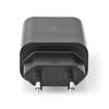 USB Wall Charger, 3.0 A, one output, QC3.0, USB-A, 18W Black