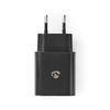 USB Wall Charger, 3.0 A, one output, QC3.0, USB-A, 18W Black