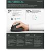 Logitech Mouse MX Ergo Vertical - USB, 2.4 GHz, black