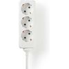 Extension Socket. Type F (CEE 7/7), 3-Way, 3.00 m, 3680 W, 16 A