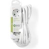 Extension Socket. Type F (CEE 7/7), 3-Way, 3.00 m, 3680 W, 16 A