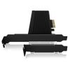 Icybox IB-PCI208-HS interface adapter. NVMe PCIe - PCIe 4.0 x4