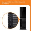WD My Book 16TB USB 3.0 Desktop Hard Drive with Password Protection and Auto Backup Software