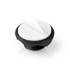 Cable Clips, 6 pcs, 2 slots. Maximum cable thickness 5.3 mm, black
