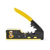 Crimp pliers. CAT5 / CAT5e / CAT6 / CAT6a / CAT7 / RJ12 / RJ45 Cutting / Plier / Stripping. Rubber / Steel