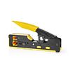 Crimp pliers. CAT5 / CAT5e / CAT6 / CAT6a / CAT7 / RJ12 / RJ45 Cutting / Plier / Stripping. Rubber / Steel