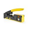 Crimp pliers. CAT5 / CAT5e / CAT6 / CAT6a / CAT7 / RJ12 / RJ45 Cutting / Plier / Stripping. Rubber / Steel