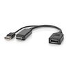 Breytistykki HDMI to DisplayPort NEDIS CCGB34300BK
