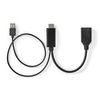 Breytistykki HDMI to DisplayPort NEDIS CCGB34300BK
