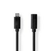 Kapall USB3.2 C karl - C kona 1m framlenging