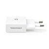 USB Wall Charger. 2,4 A, one output, USB type A 5V, 12W White