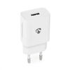 USB Wall Charger. 2,4 A, one output, USB type A 5V, 12W White
