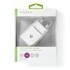 USB Wall Charger. 2,4 A, one output, USB type A 5V, 12W White