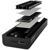 Hýsing M.2 NVMe+SATA Icybox USB-A/C IB-180MC-C31