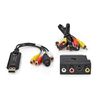 Video Grabber. USB 2.0, 480p, A/V Cable / Scart for Win7/8/10/11